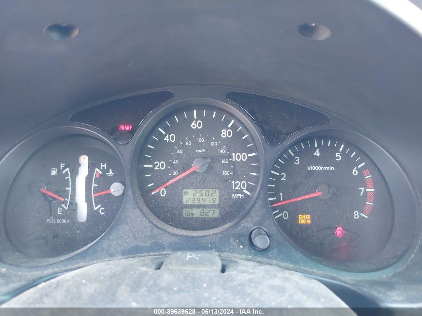 2003 Subaru Forester Xs VIN: JF1SG65643H736276 Lot: 39639628