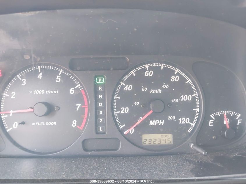 2000 Honda Passport Ex/Lx VIN: 4S6CK58W5Y4410183 Lot: 39639632