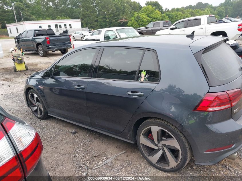 2018 Volkswagen Golf Gti 2.0T Autobahn/2.0T S/2.0T Se VIN: 3VW447AU2JM286719 Lot: 39639634