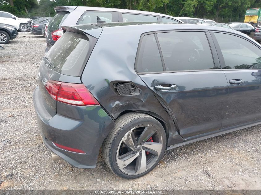 2018 Volkswagen Golf Gti 2.0T Autobahn/2.0T S/2.0T Se VIN: 3VW447AU2JM286719 Lot: 39639634