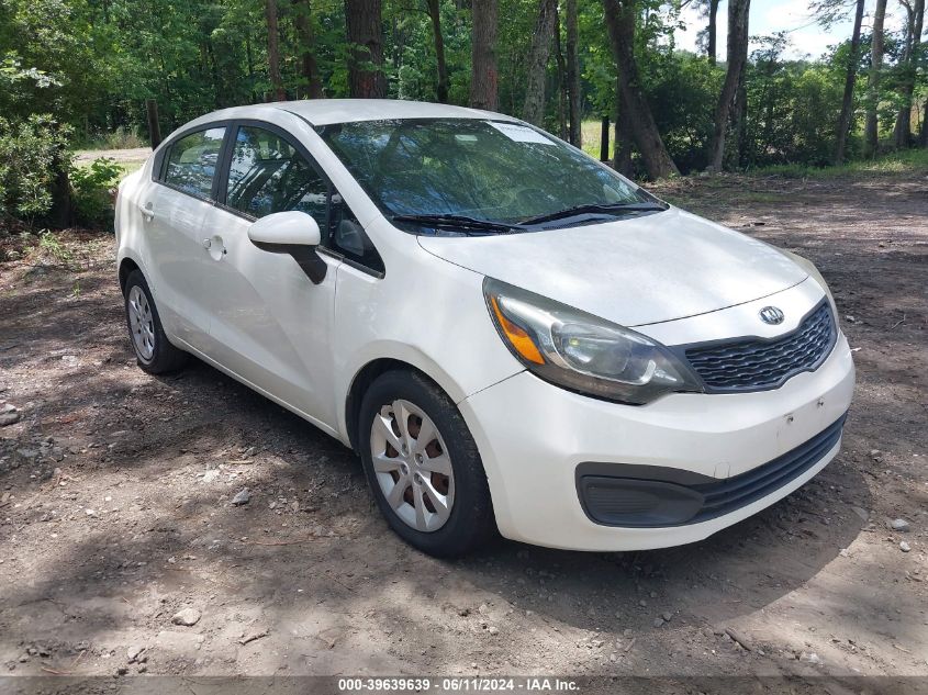 2014 Kia Rio Lx VIN: KNADM4A38E6371379 Lot: 39639639