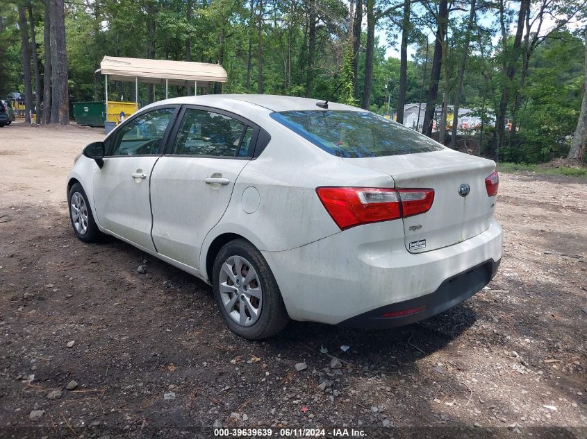 2014 Kia Rio Lx VIN: KNADM4A38E6371379 Lot: 39639639