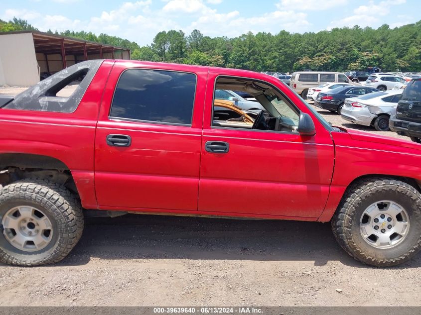 2005 Chevrolet Avalanche 1500 Z66 VIN: 3GNEC12Z65G257513 Lot: 39639640