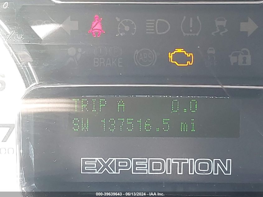 2013 Ford Expedition El Xlt VIN: 1FMJK1J51DEF51962 Lot: 39639643