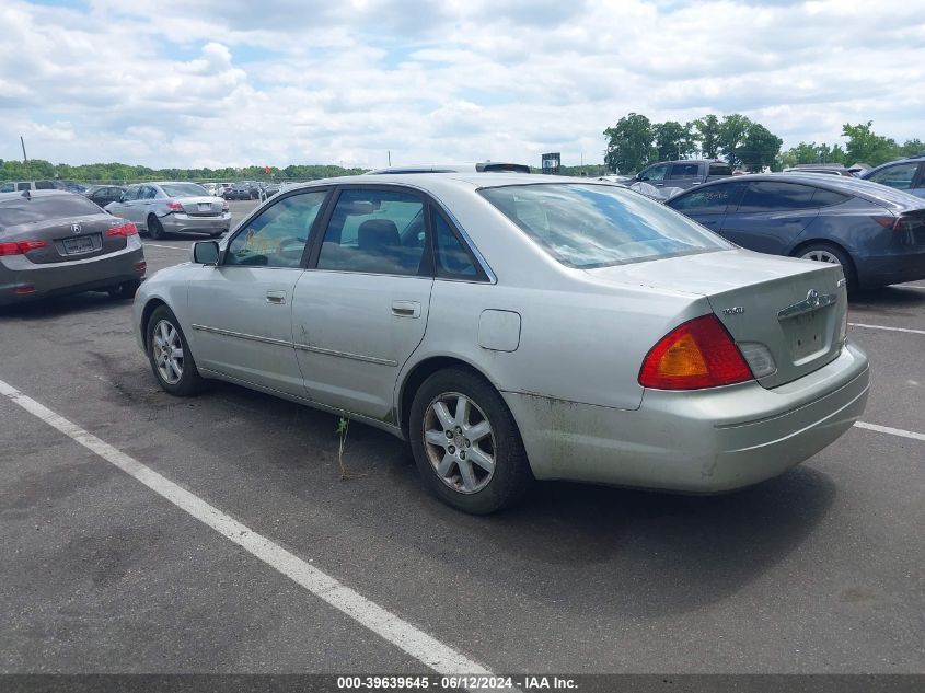 2000 Toyota Avalon Xls VIN: 4T1BF28BXYU056889 Lot: 39639645