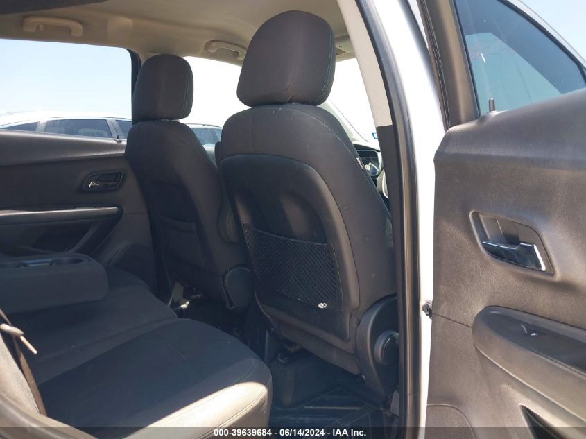 2015 Chevrolet Trax 1Ls VIN: KL7CJKSB9FB217481 Lot: 39639684