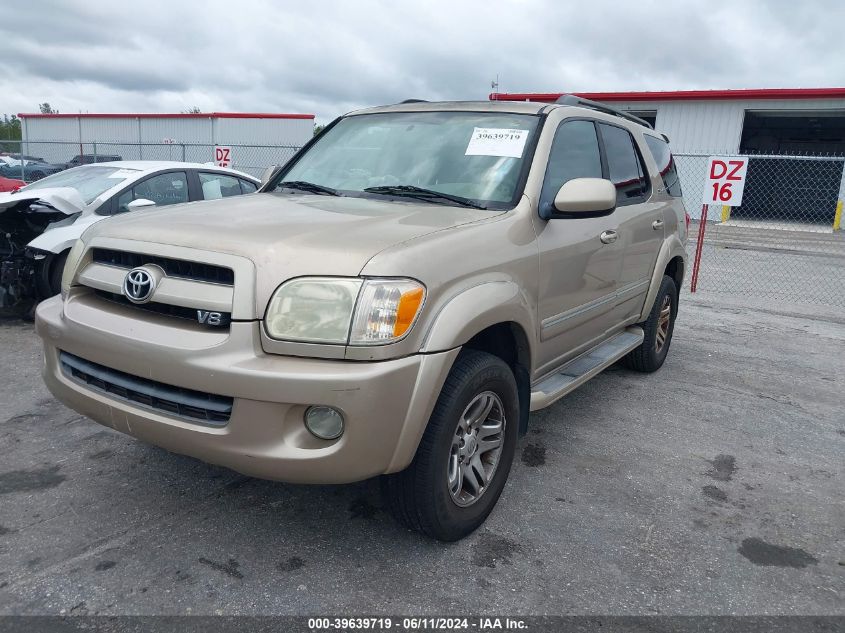 2007 Toyota Sequoia Sr5 V8 VIN: 5TDZT34A57S288012 Lot: 39639719