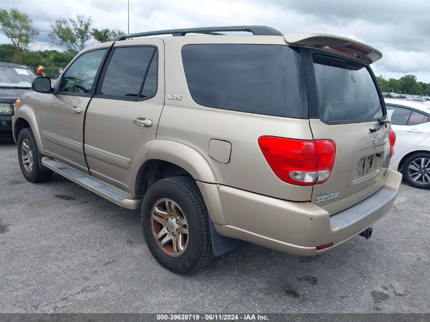 2007 Toyota Sequoia Sr5 V8 VIN: 5TDZT34A57S288012 Lot: 39639719