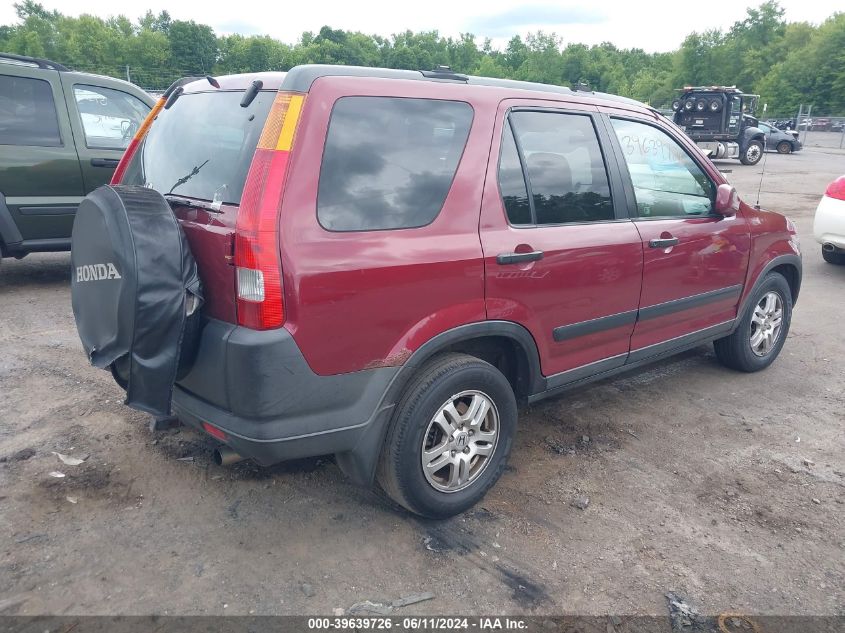 2004 Honda Cr-V Ex VIN: SHSRD78894U255843 Lot: 39639726