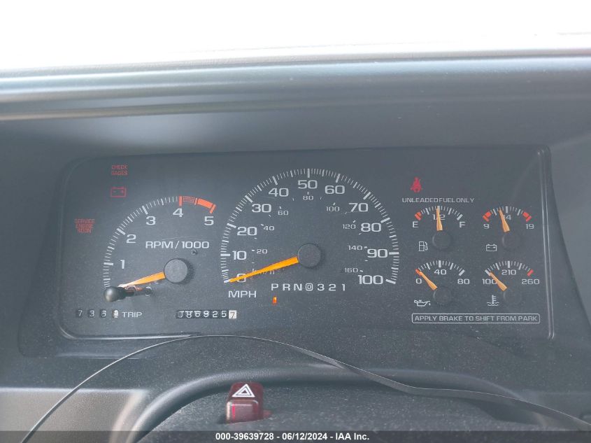 1995 Chevrolet Gmt-400 K1500 VIN: 2GCEK19K3S1261754 Lot: 39639728