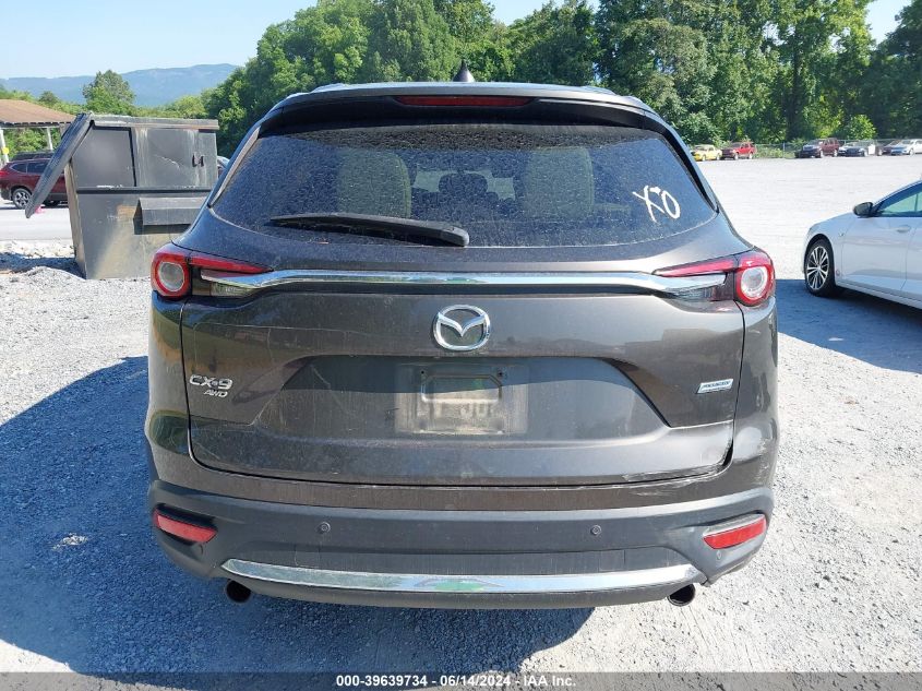 2016 Mazda Cx-9 Grand Touring VIN: JM3TCBDYXG0113021 Lot: 39639734