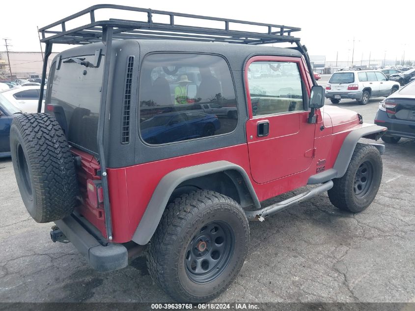 1998 Jeep Wrangler Sport VIN: 1J4FY19S3WP739418 Lot: 39639768