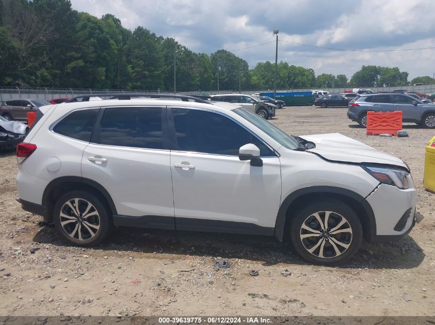 2022 Subaru Forester Limited VIN: JF2SKAPC2NH439381 Lot: 39639775