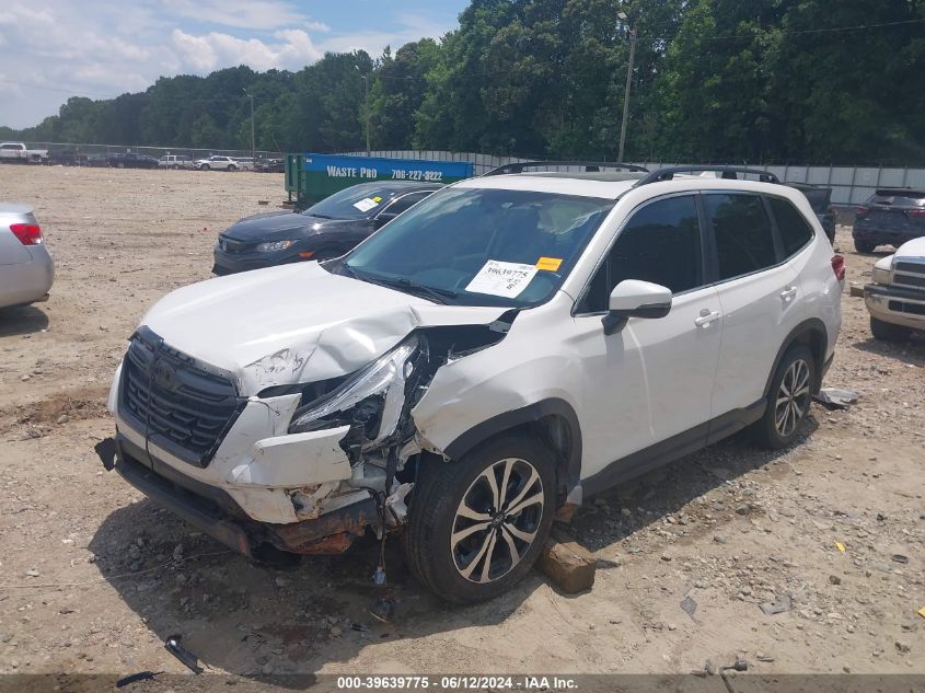 2022 Subaru Forester Limited VIN: JF2SKAPC2NH439381 Lot: 39639775