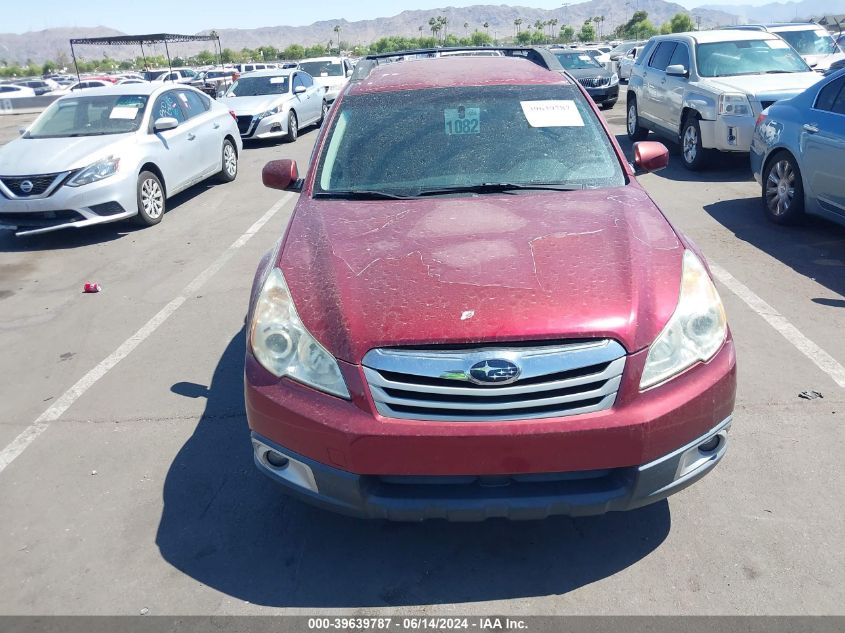 2011 Subaru Outback 2.5I Premium VIN: 4S4BRBCC4B3418221 Lot: 39639787