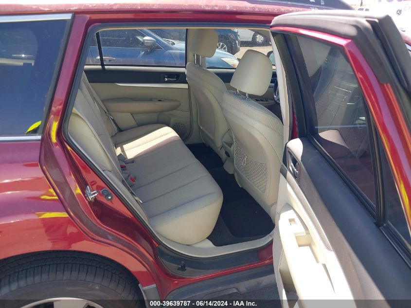 2011 Subaru Outback 2.5I Premium VIN: 4S4BRBCC4B3418221 Lot: 39639787