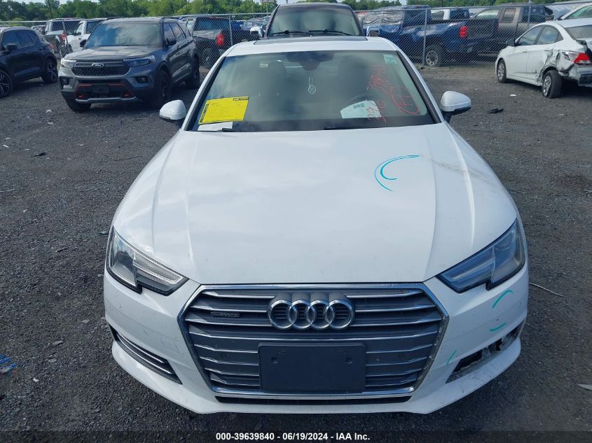 2017 Audi A4 Premium VIN: WAUANAF41HN008187 Lot: 39639840