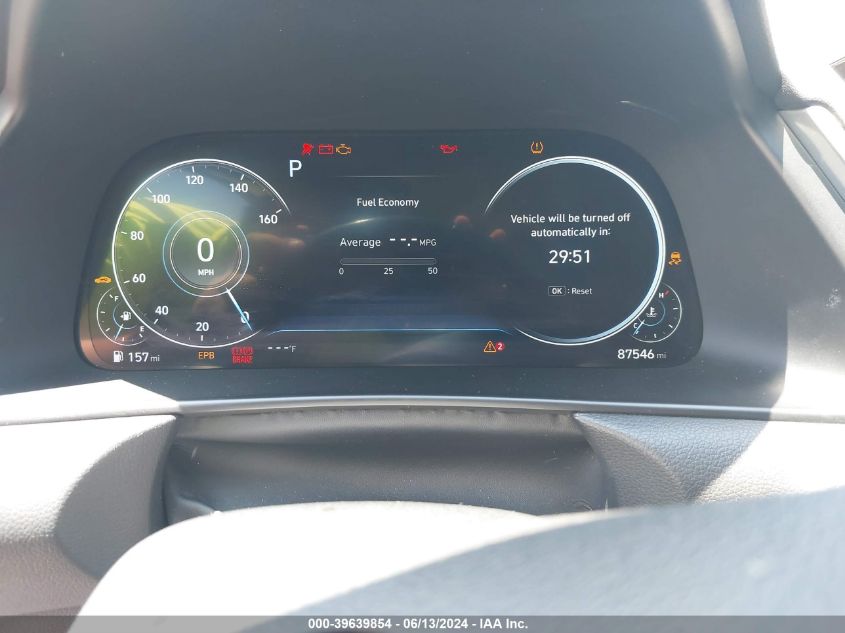 2020 Hyundai Sonata Sel VIN: 5NPEF4JA2LH001791 Lot: 39639854