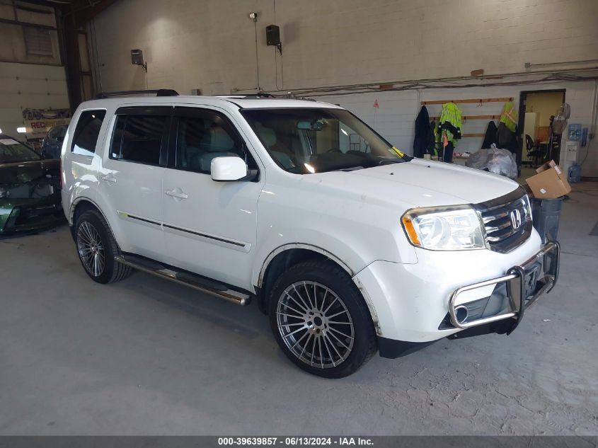 2012 Honda Pilot Ex-L VIN: 5FNYF4H57CB017831 Lot: 39639857