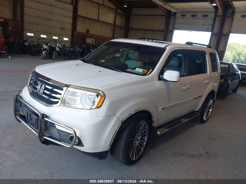 2012 Honda Pilot Ex-L VIN: 5FNYF4H57CB017831 Lot: 39639857