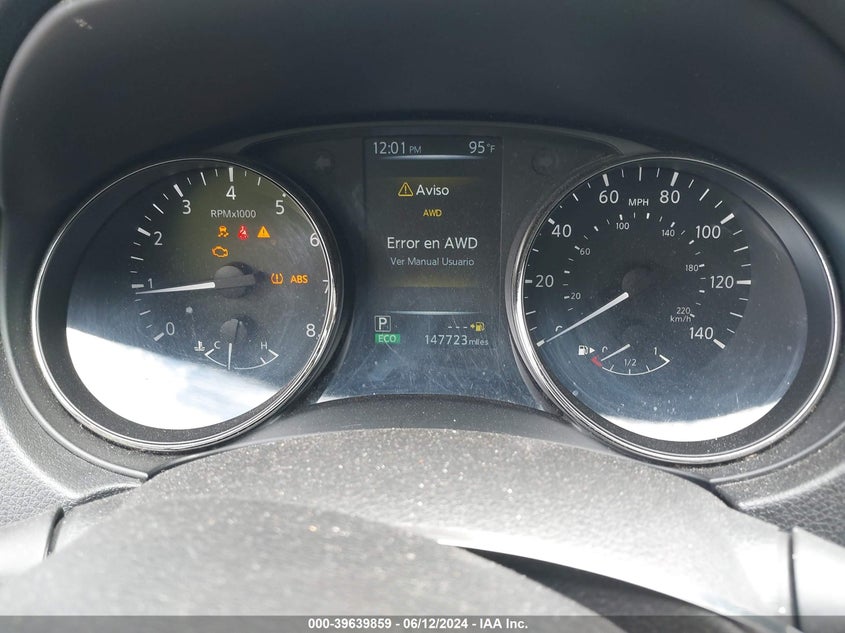 2017 Nissan Rogue S/Sl/Sv VIN: JN8AT2MV4HW263330 Lot: 39639859