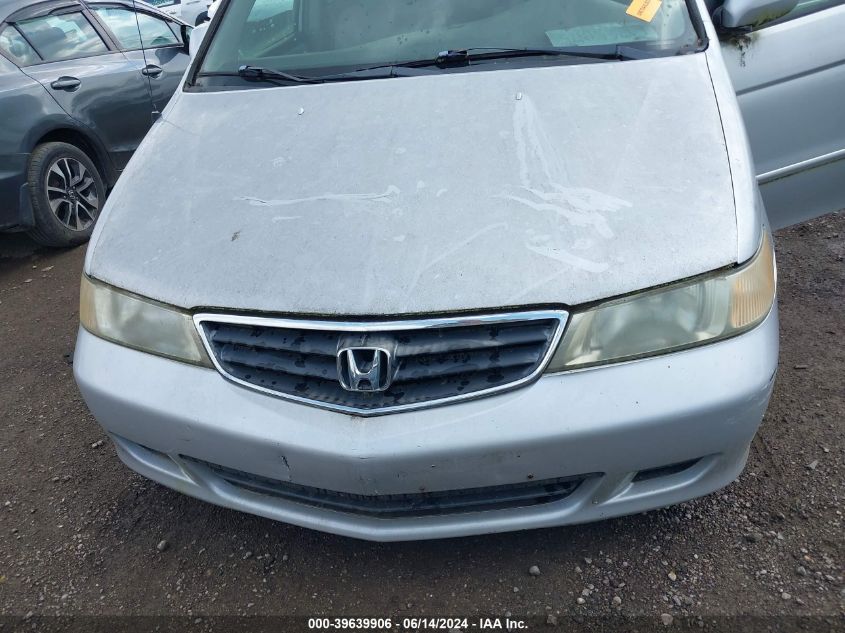 2002 Honda Odyssey Ex VIN: 5FNRL18602B031282 Lot: 39639906
