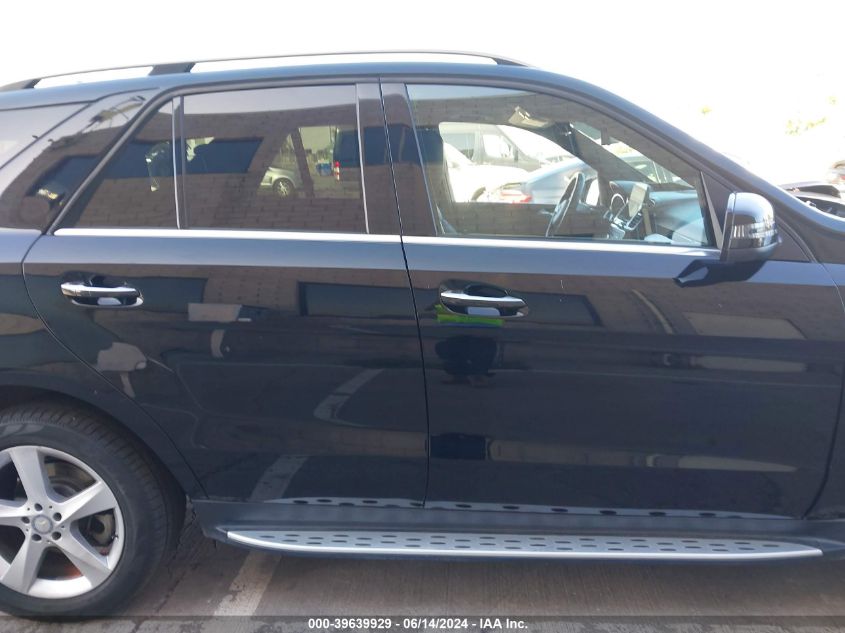 2016 Mercedes-Benz Gle 350 4Matic VIN: 4JGDA5HB5GA743271 Lot: 39639929