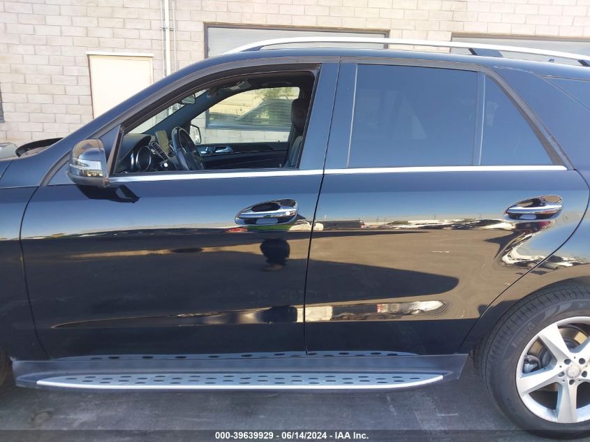 2016 Mercedes-Benz Gle 350 4Matic VIN: 4JGDA5HB5GA743271 Lot: 39639929