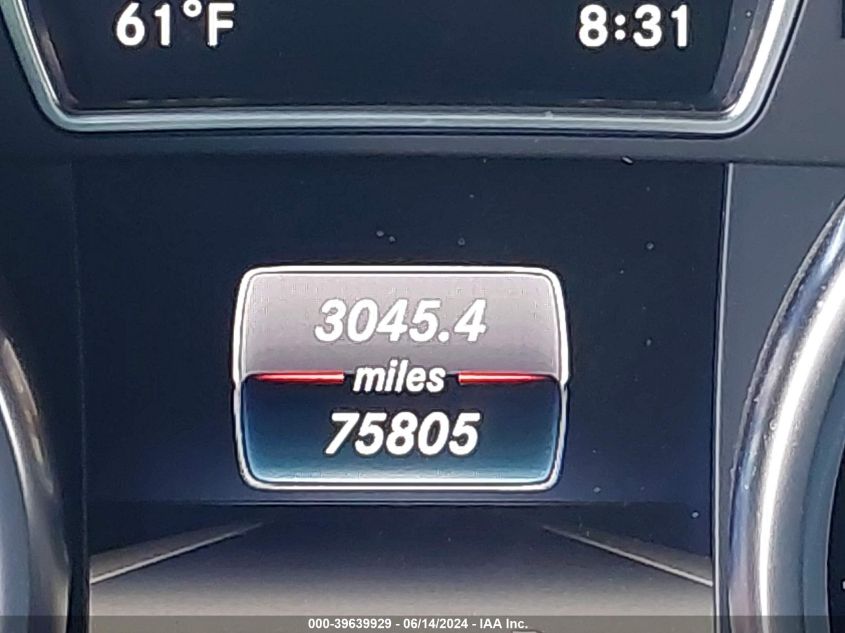 2016 Mercedes-Benz Gle 350 4Matic VIN: 4JGDA5HB5GA743271 Lot: 39639929