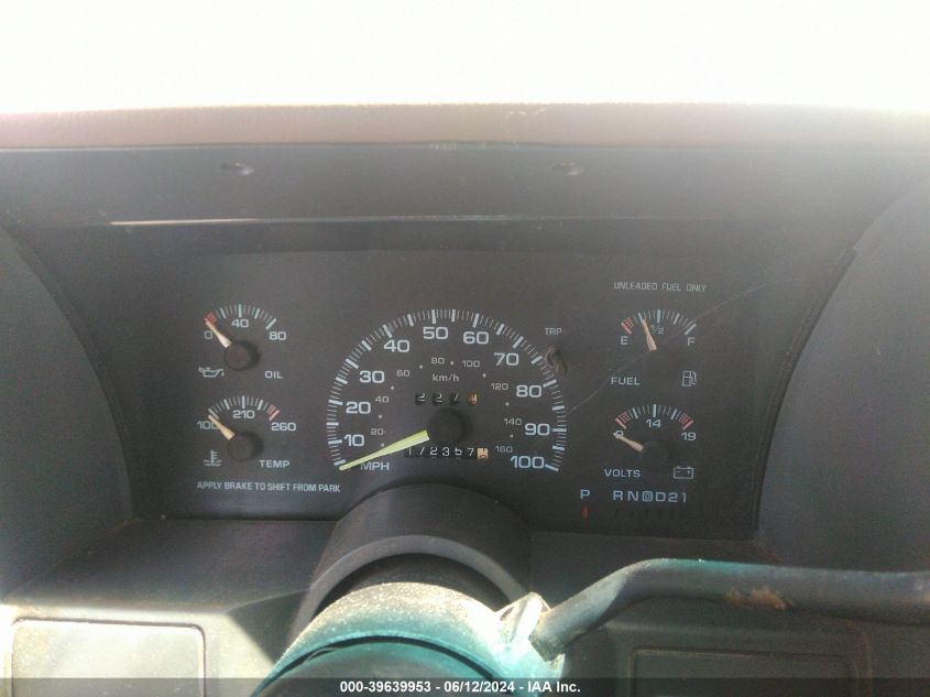 1995 Chevrolet Astro VIN: 1GBDM19W8SB100233 Lot: 39639953