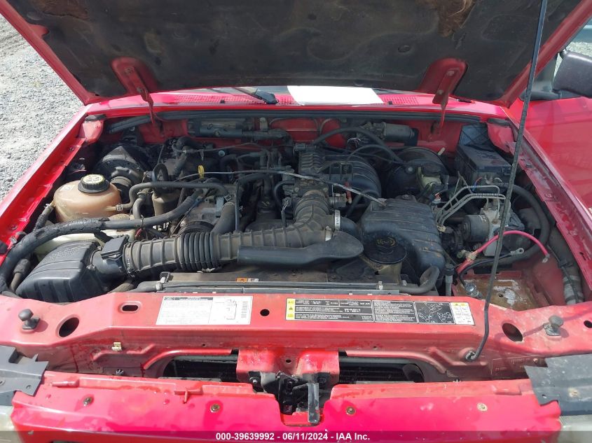 2002 Ford Ranger Xl/Xlt VIN: 1FTYR10D52PA61212 Lot: 39639992