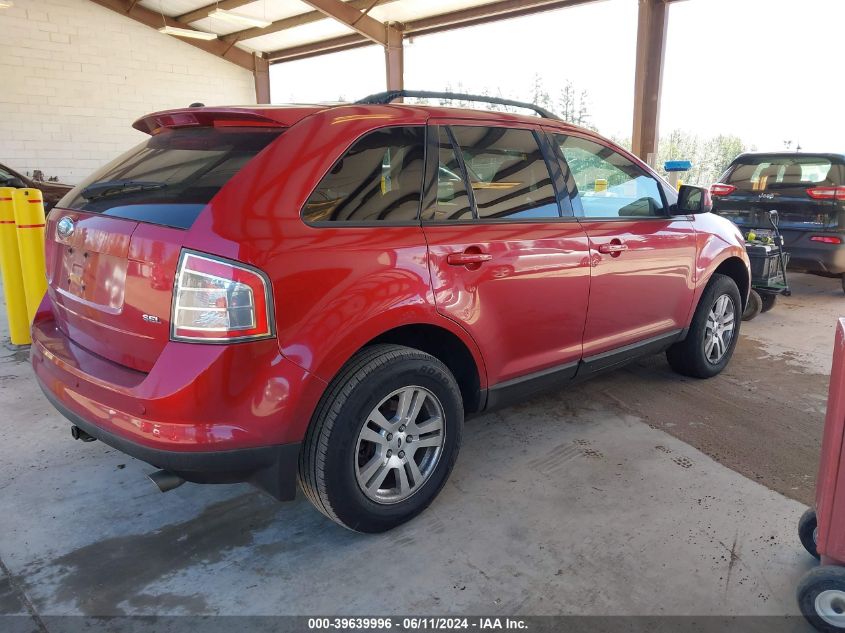 2007 Ford Edge Sel VIN: 2FMDK38C67BB00300 Lot: 39639996