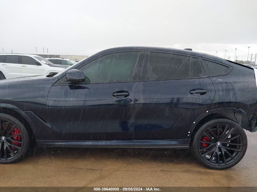 2022 BMW X6 xDrive40I VIN: 5UXCY6C09N9N26438 Lot: 39640000