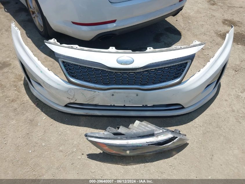 2014 Kia Optima Hybrid Lx VIN: KNAGM4AD6E5066135 Lot: 39640007