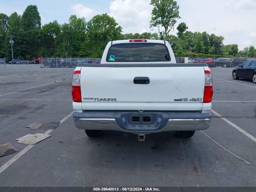 2006 Toyota Tundra Sr5 V8 VIN: 5TBDT44136S550715 Lot: 39640013