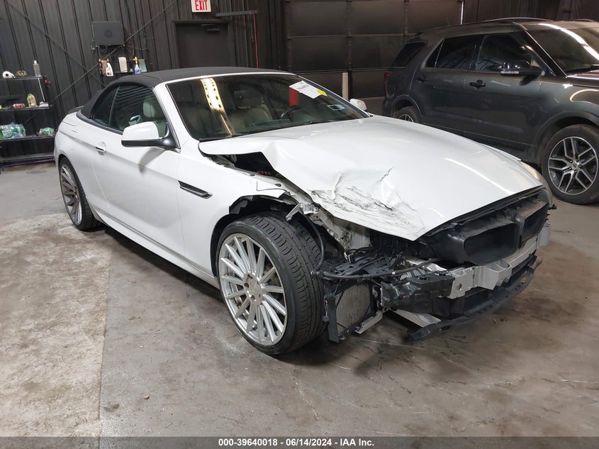 2012 BMW 640I VIN: WBALW7C50CC618463 Lot: 39640018