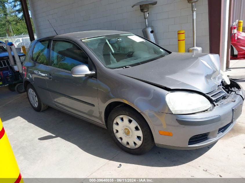 2007 Volkswagen Rabbit 2-Door VIN: WVWBS71K07W175545 Lot: 39640035