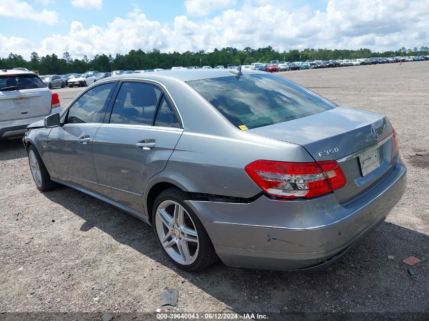 2012 Mercedes-Benz E 350 VIN: WDDHF5KB9CA613106 Lot: 39640043