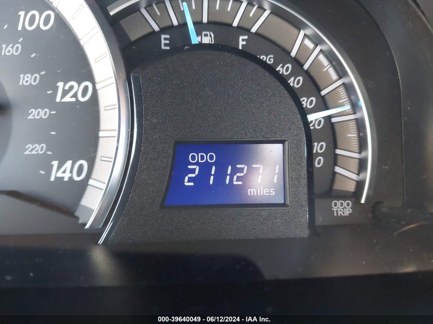 2012 Toyota Camry Se Limited Edition VIN: 4T1BF1FK8CU166703 Lot: 39640049