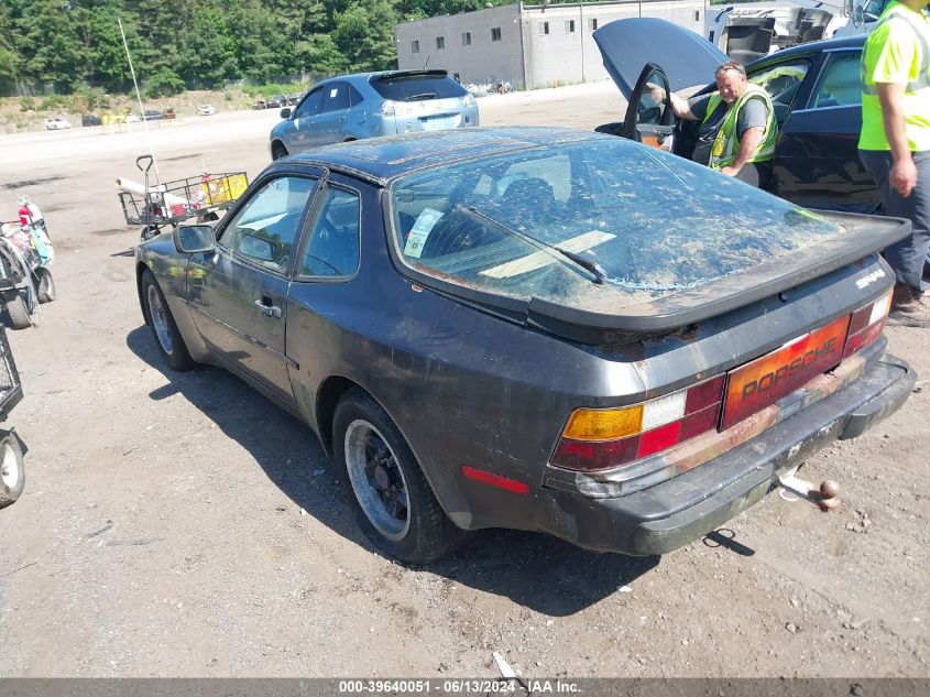 1983 Porsche 944 VIN: WP0AA094XDN456894 Lot: 39640051