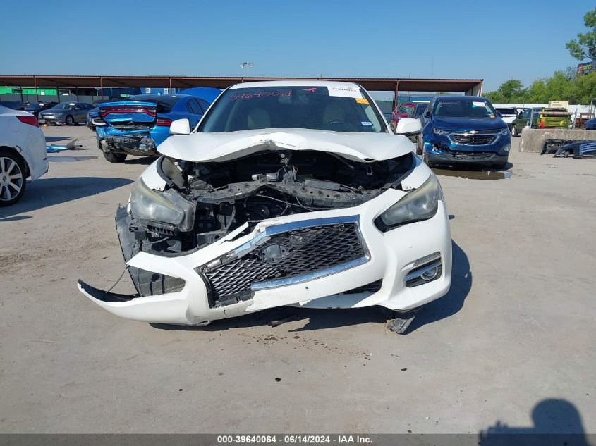 2014 Infiniti Q50 Premium VIN: JN1BV7AP5EM683296 Lot: 39640064