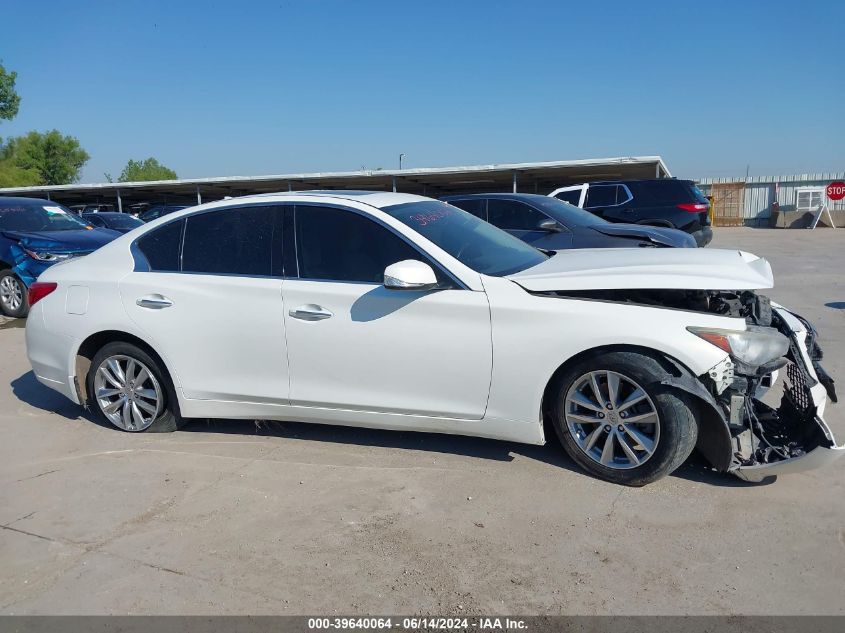 2014 INFINITI Q50 PREMIUM/SPORT - JN1BV7AP5EM683296