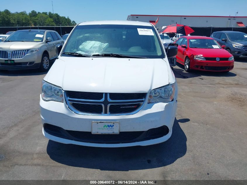 2015 Dodge Grand Caravan Se VIN: 2C4RDGBG6FR661058 Lot: 39640072
