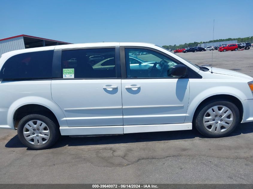 2015 Dodge Grand Caravan Se VIN: 2C4RDGBG6FR661058 Lot: 39640072