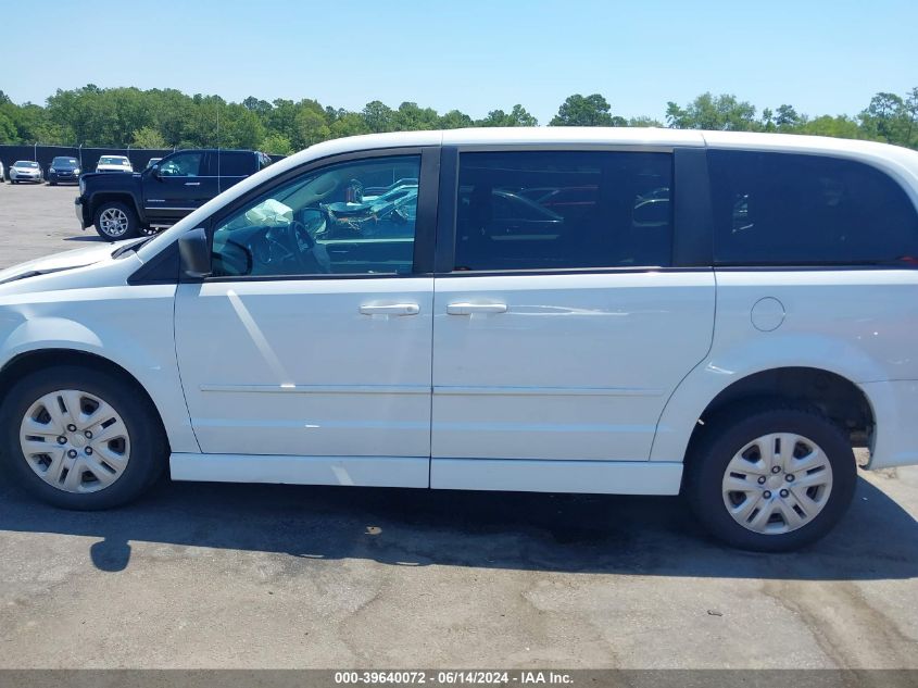 2015 Dodge Grand Caravan Se VIN: 2C4RDGBG6FR661058 Lot: 39640072