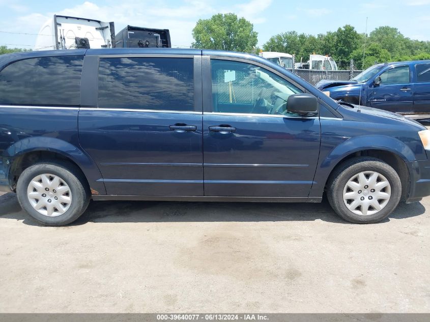 2009 Chrysler Town & Country Lx VIN: 2A8HR44E49R551520 Lot: 39640077