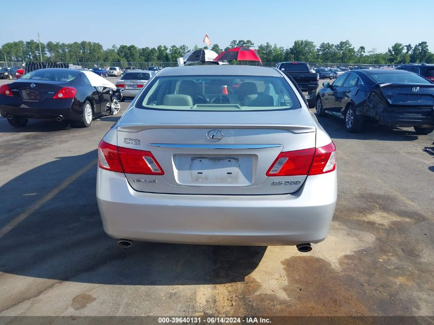 2008 Lexus Es 350 VIN: JTHBJ46G182246653 Lot: 39640131