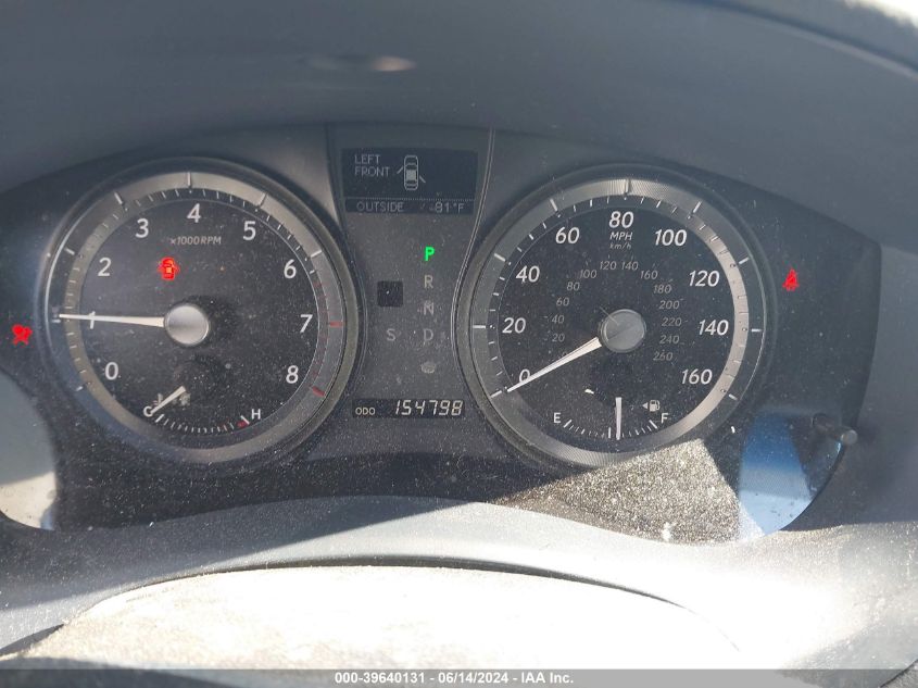 2008 Lexus Es 350 VIN: JTHBJ46G182246653 Lot: 39640131