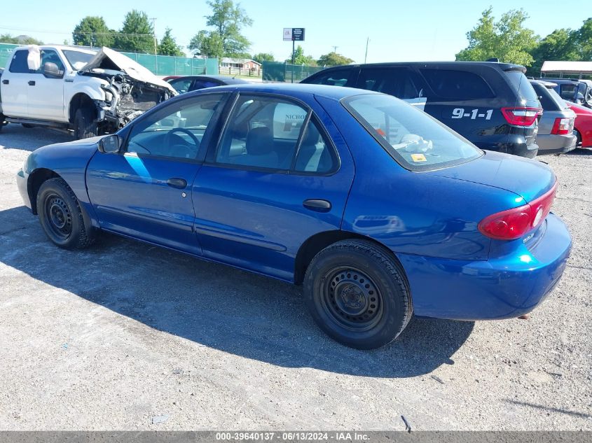 2004 Chevrolet Cavalier VIN: 1G1JC52F447117998 Lot: 39640137