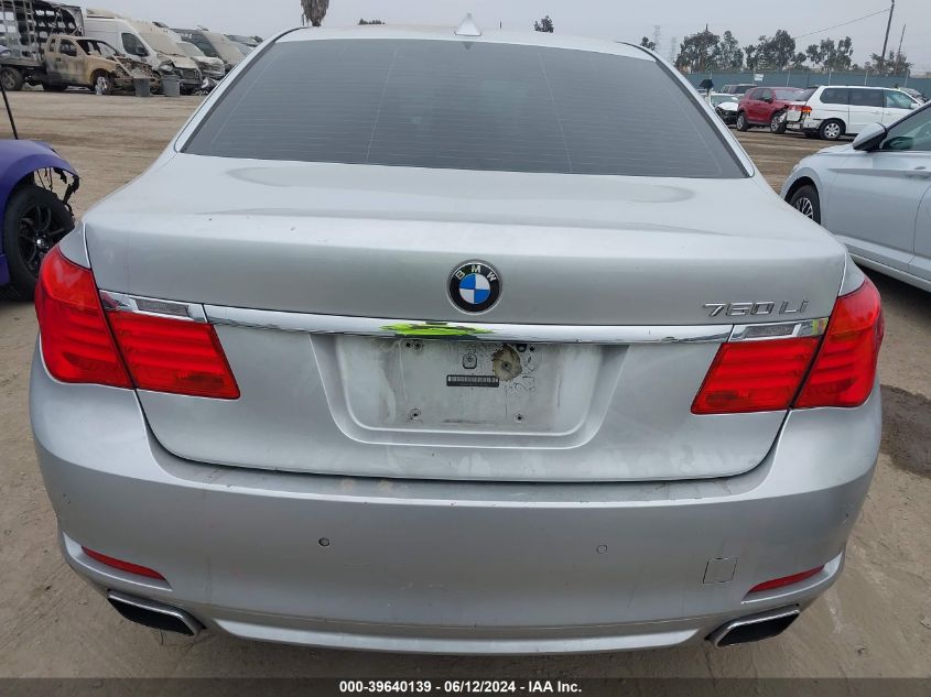 2009 BMW 750Li VIN: WBAKB83529CY59575 Lot: 39640139